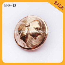 MFB42 Fashion Buttons Clothing round Buttons with logo Metal Button